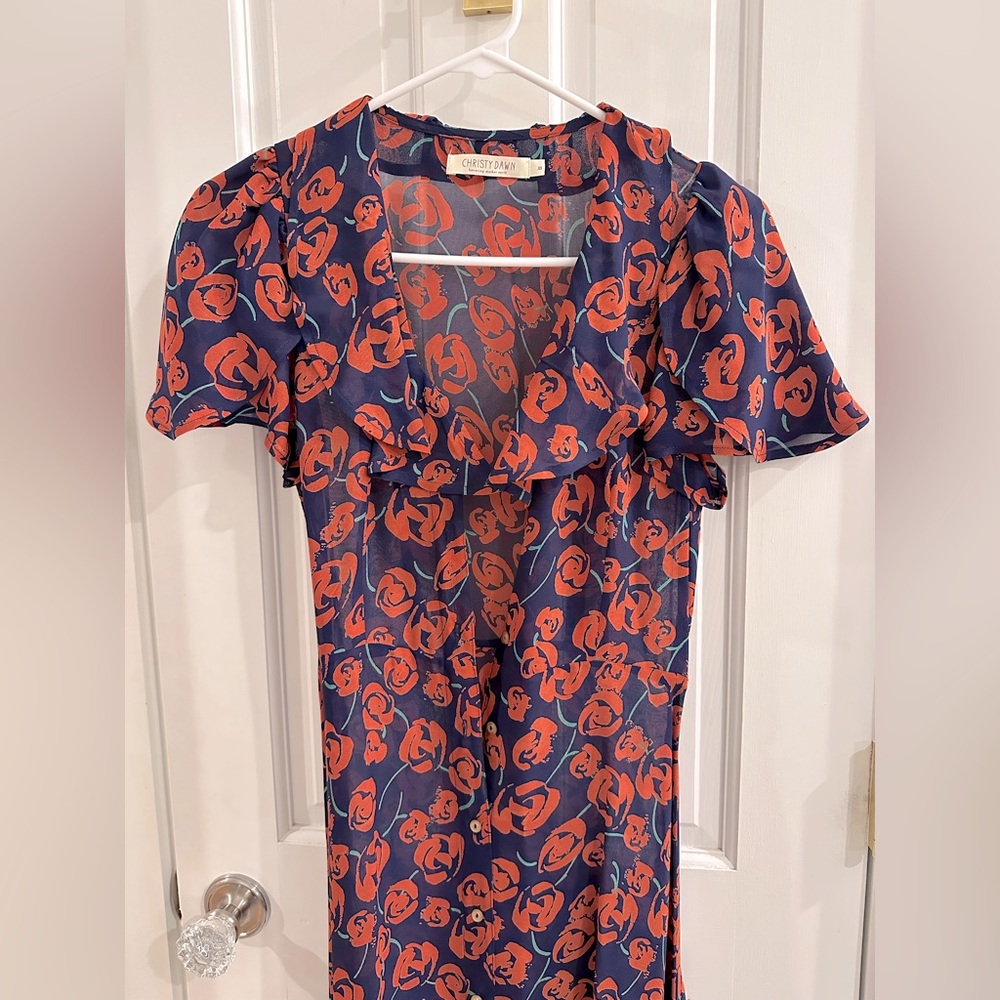 Cristy Dawn the daisy dress, rose bloom, size xs